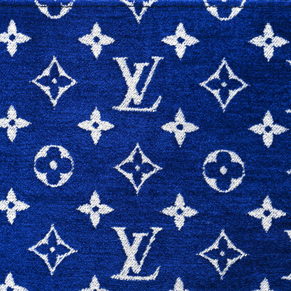 Louis Vuitton Jacquard Velvet Monogram LV Match Neverfull MM GM Pochette Blue 8 of 11