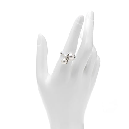Tiffany Sterling Silver Freshwater Pearl Paloma's Venezia Goldoni Heart Ring 57 8 2 of 7