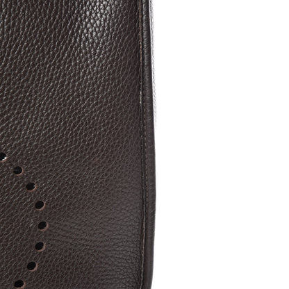 Hermes Taurillon Clemence Evelyne II GM Chocolate 14 of 23