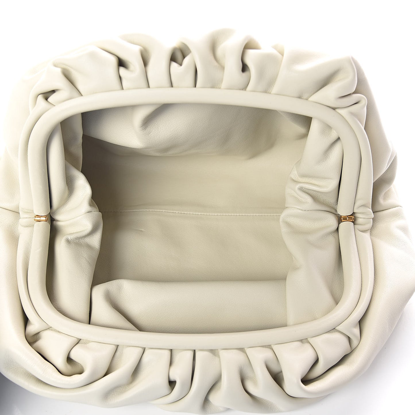 Smooth Butter Calf The Pouch Oversized Clutch Mist
