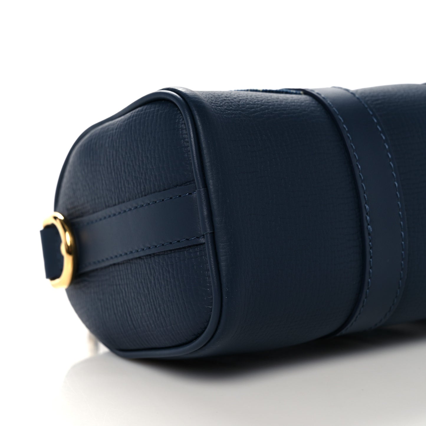 Taurillon Monogram Denim Drip Keepall XS Blue