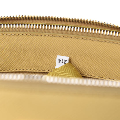 Prada Saffiano Medium Galleria Double Zip Tote Ginestra 11 of 12
