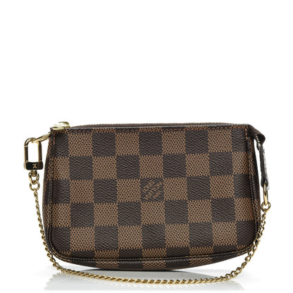 Louis Vuitton Damier Ebene Mini Pochette Accessories 1 of 7