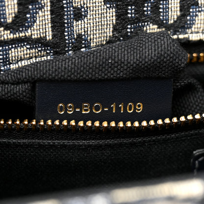 Christian Dior Oblique 30 Montaigne Flap Bag Blue 7 of 12