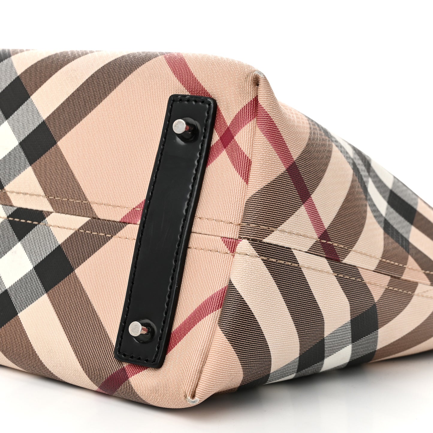 Supernova Check Small Nickie Tote Black