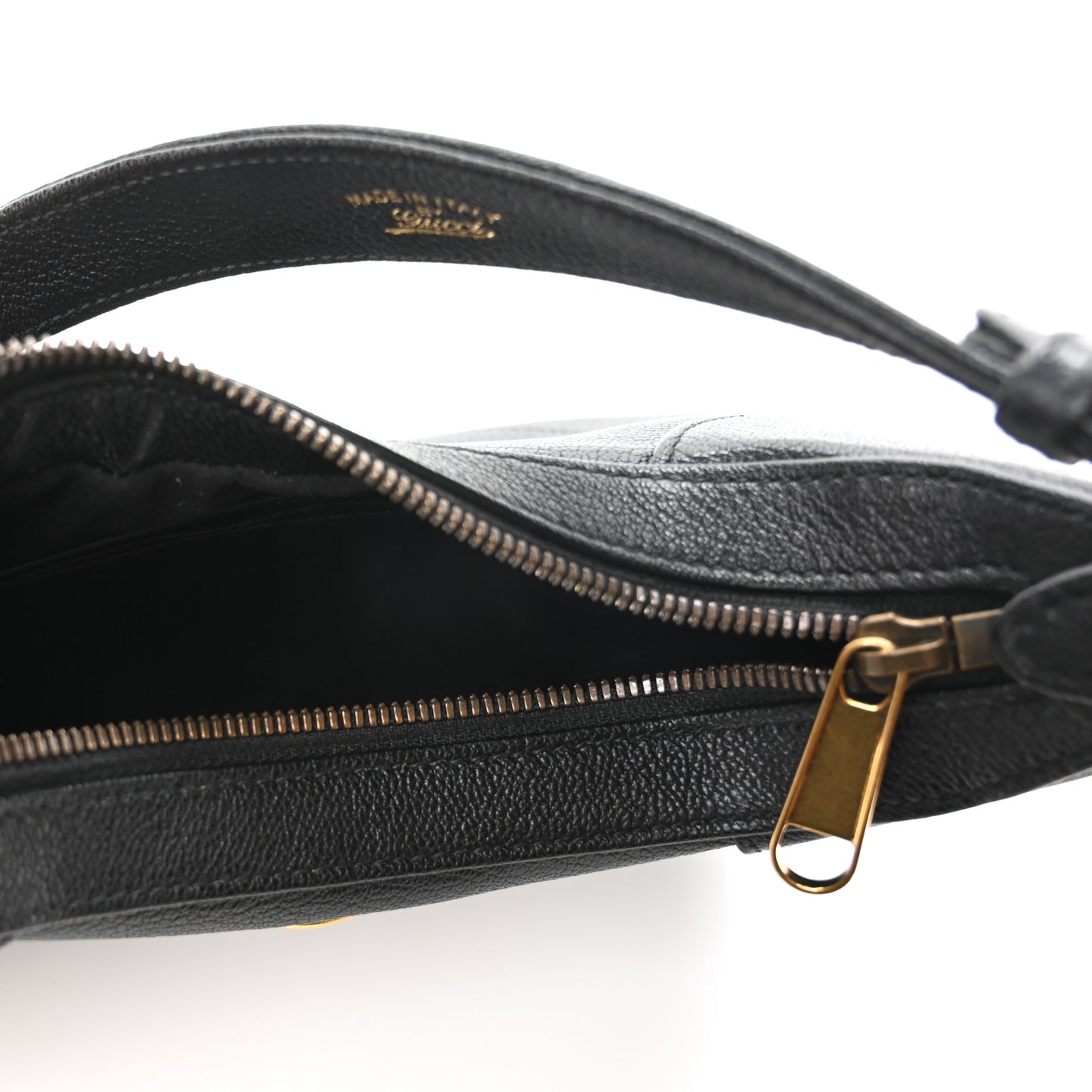 Goatskin Small Aphrodite Shoulder Bag Black