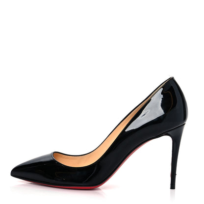 Christian Louboutin Patent Pigalle 85 Pumps 37 Black 1 of 9
