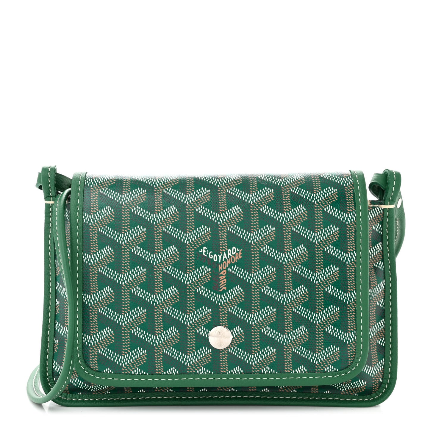 Goyardine Plumet Wallet Clutch Green