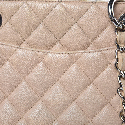 Chanel Caviar Quilted Grand Shopping Tote GST Beige Clair 13 of 27