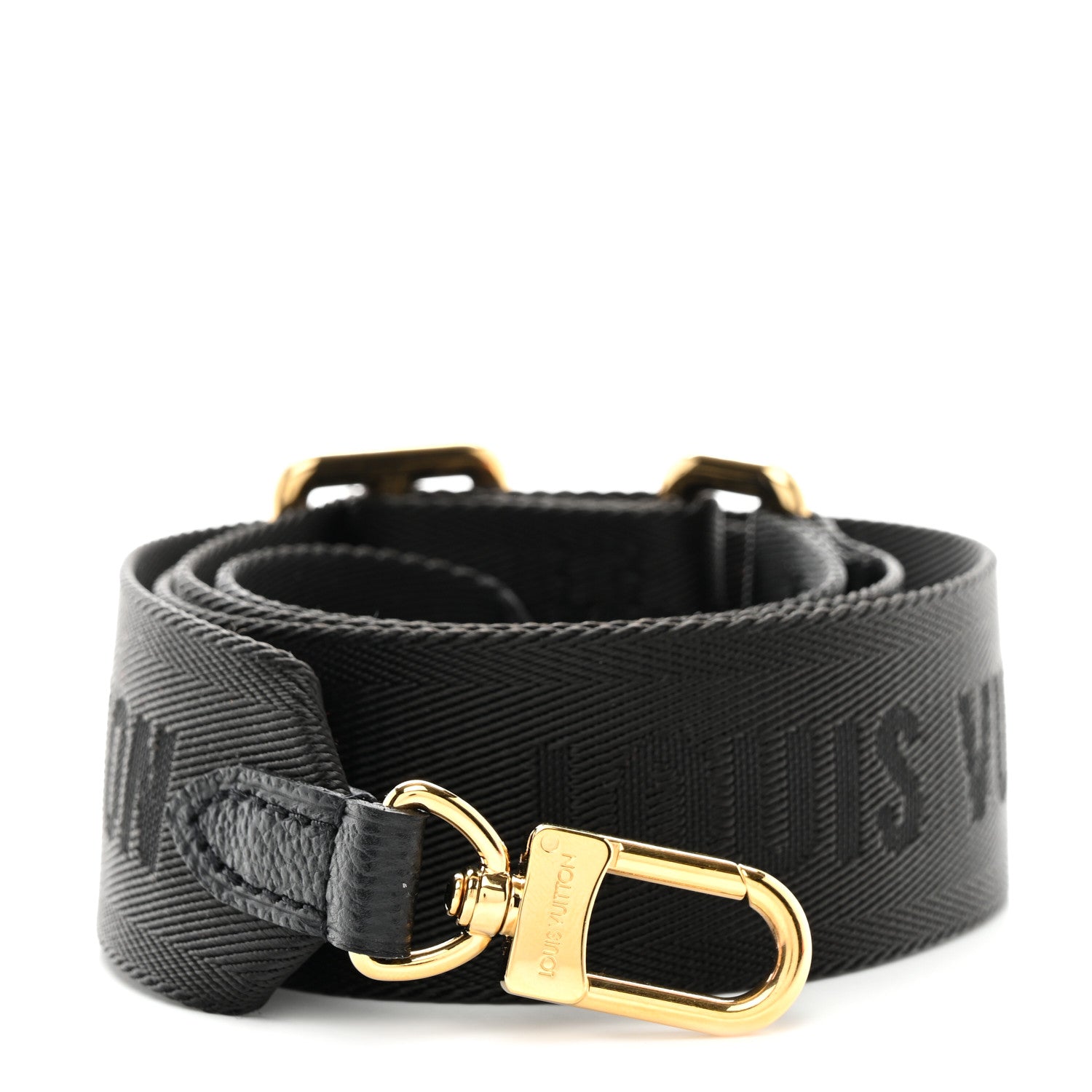 Louis Vuitton Jacquard Bandouliere Shoulder Strap Black 1 of 5