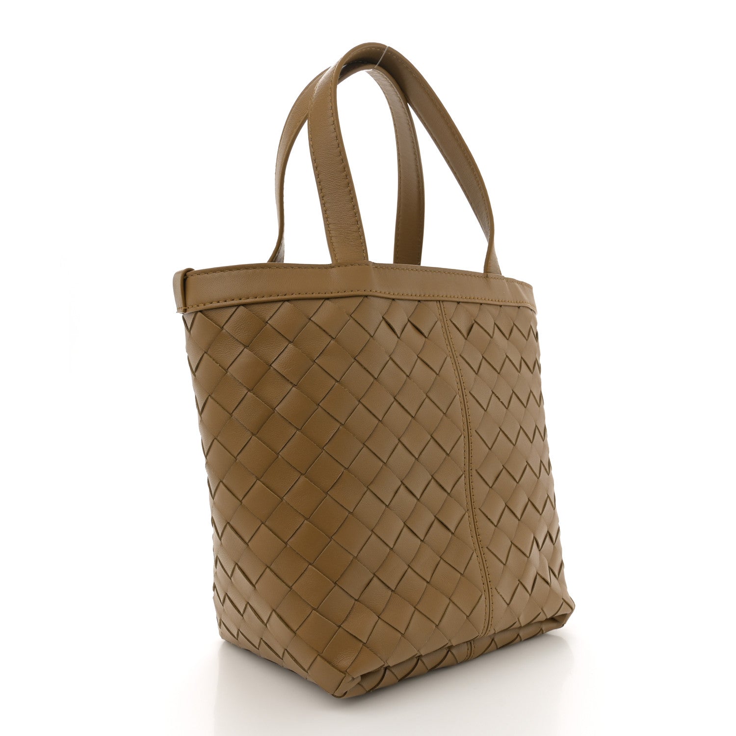 Bottega Veneta Nappa Intrecciato Small Flip Flap Tote Acorn 3 of 10