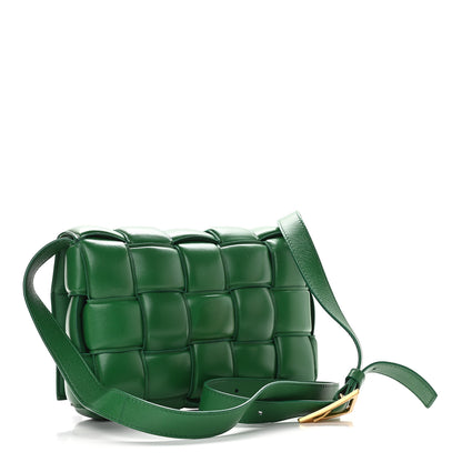 Bottega Veneta Nappa Maxi Intreccio Padded Cassette Crossbody Bag Racing Green 2 of 10