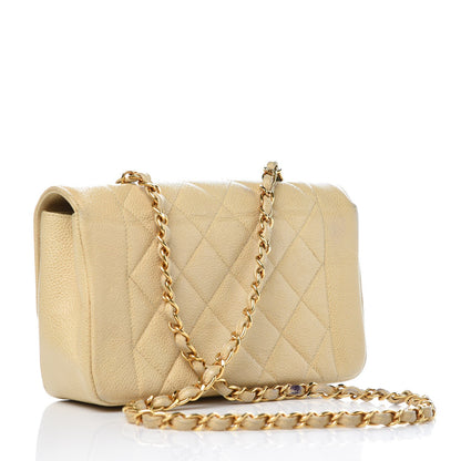 Chanel Caviar Quilted Small Single Flap Beige 3 of 22