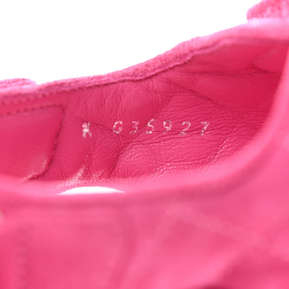 Chanel Suede Calfskin Velcro Dad Sandals 39 Pink 8 of 9