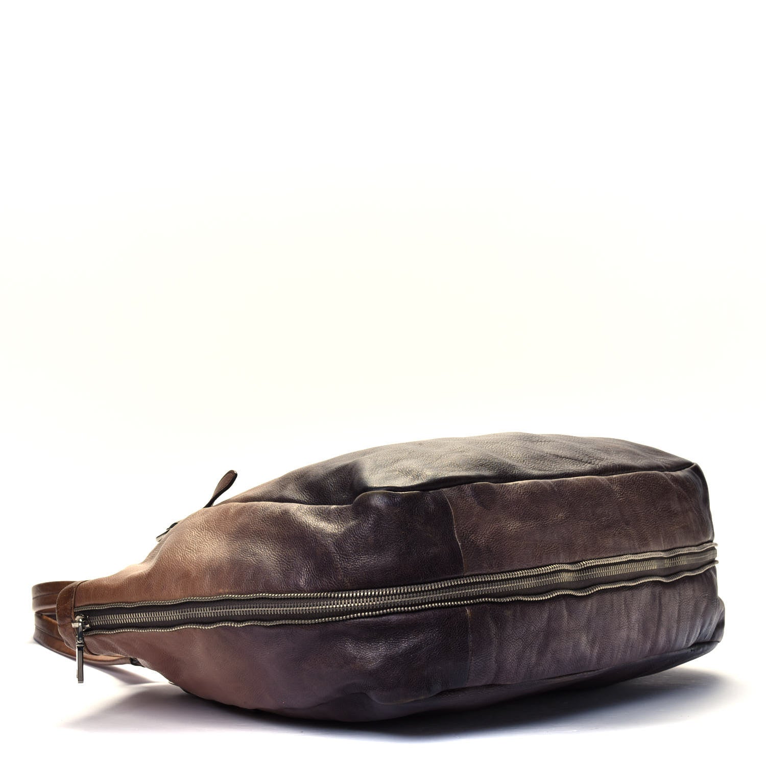 Prada Glace Calfskin Ombre Shoulder Bag Argilla Sfumato 5 of 7