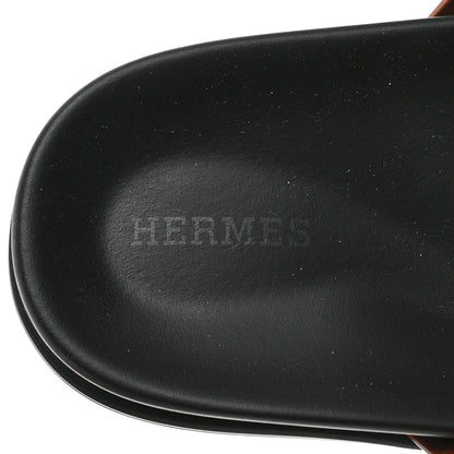 Hermes Epsom Womens Chypre Sandals 38 Natural 7 of 9