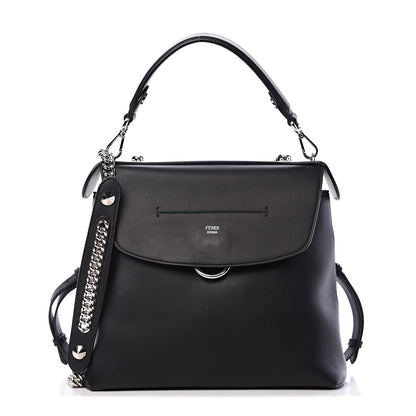 Fendi Vitello Century Opaco Large Back to School Backpack Black 1 of 9