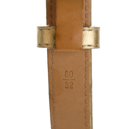 Louis Vuitton Signature LV Initiales Belt Gold 80 32 4 of 7