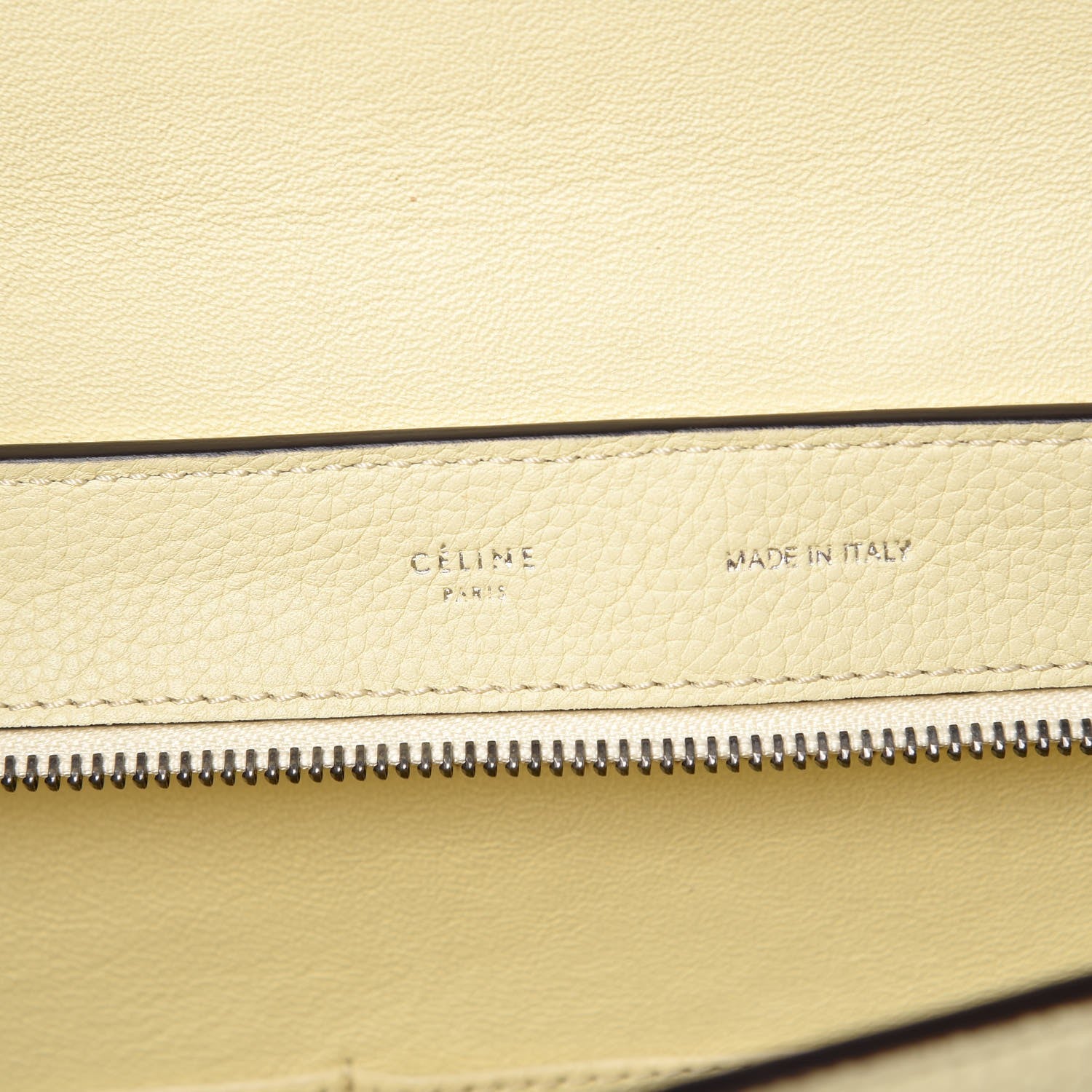 Celine Drummed Calfskin Suede Medium Trapeze Butter 14 of 24