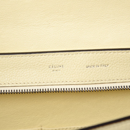 Celine Drummed Calfskin Suede Medium Trapeze Butter 14 of 24