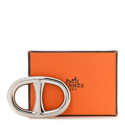 Hermes Palladium Chaine D'Ancre Scarf Ring 4 of 4