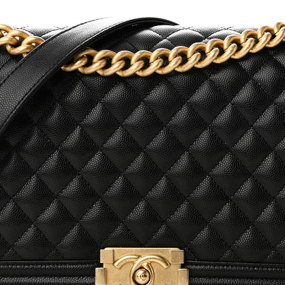 Chanel Caviar Quilted New Medium Boy Flap Black 8 of 10