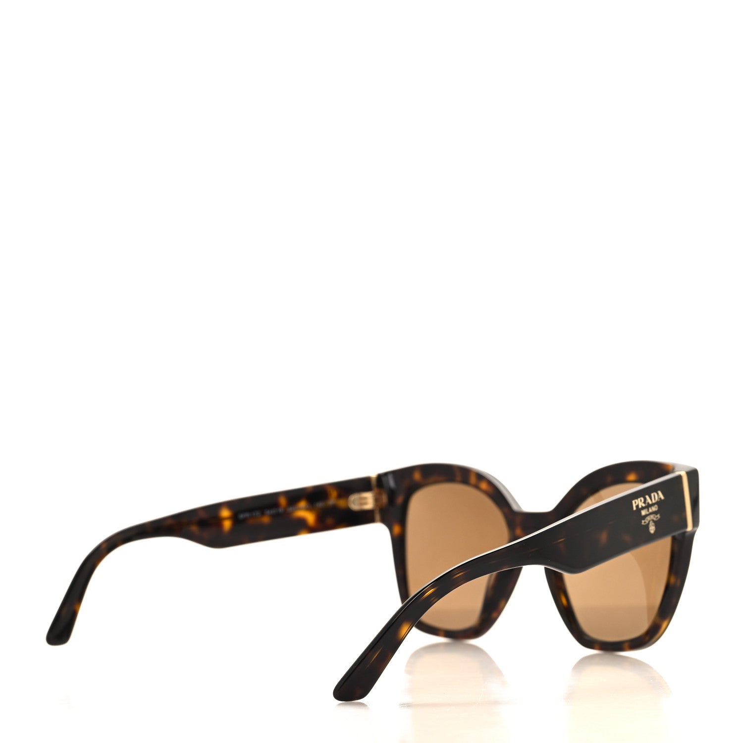 Prada Acetate Polarized Sunglasses SPR 17Z Havana 4 of 7