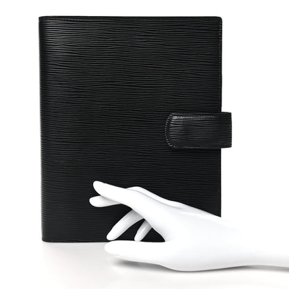 Louis Vuitton Epi Large Ring Agenda Black 2 of 8