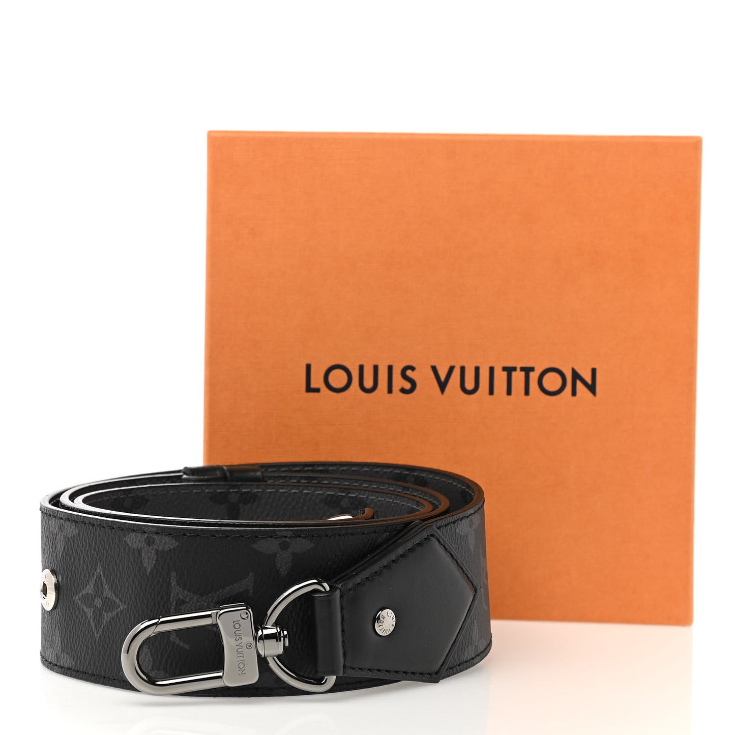 Monogram Eclipse Reversible Bandouliere Shoulder Strap