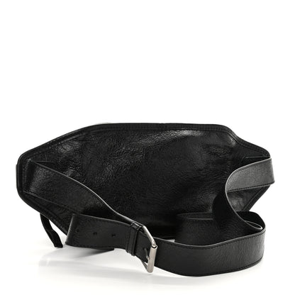 Balenciaga Lambskin Classic Hardware Neo Lift Hip Bag Black 3 of 10