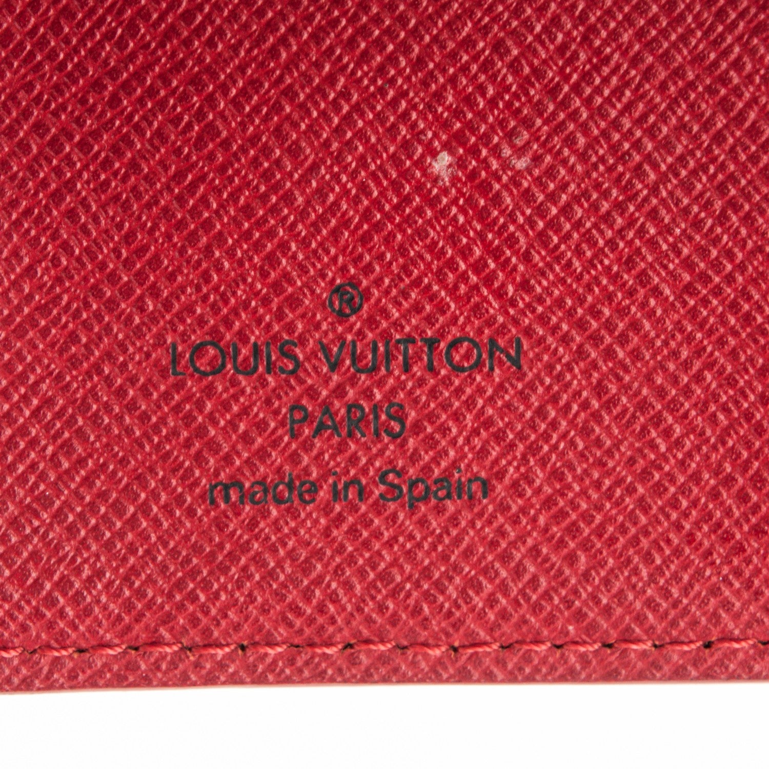 Louis Vuitton Epi Small Ring Agenda Cover Rouge 6 of 7