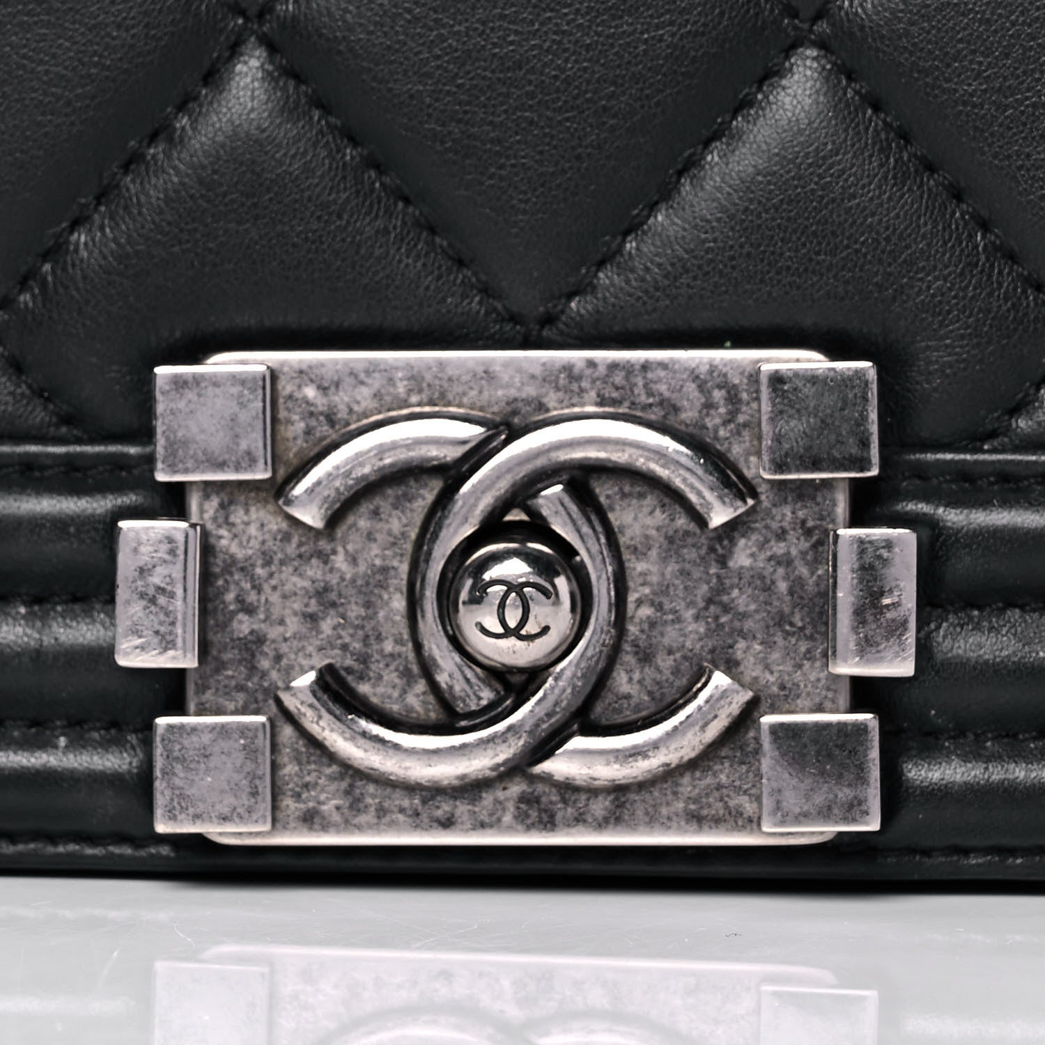 Chanel Lambskin Quilted Small Boy Flap Black 7 of 16