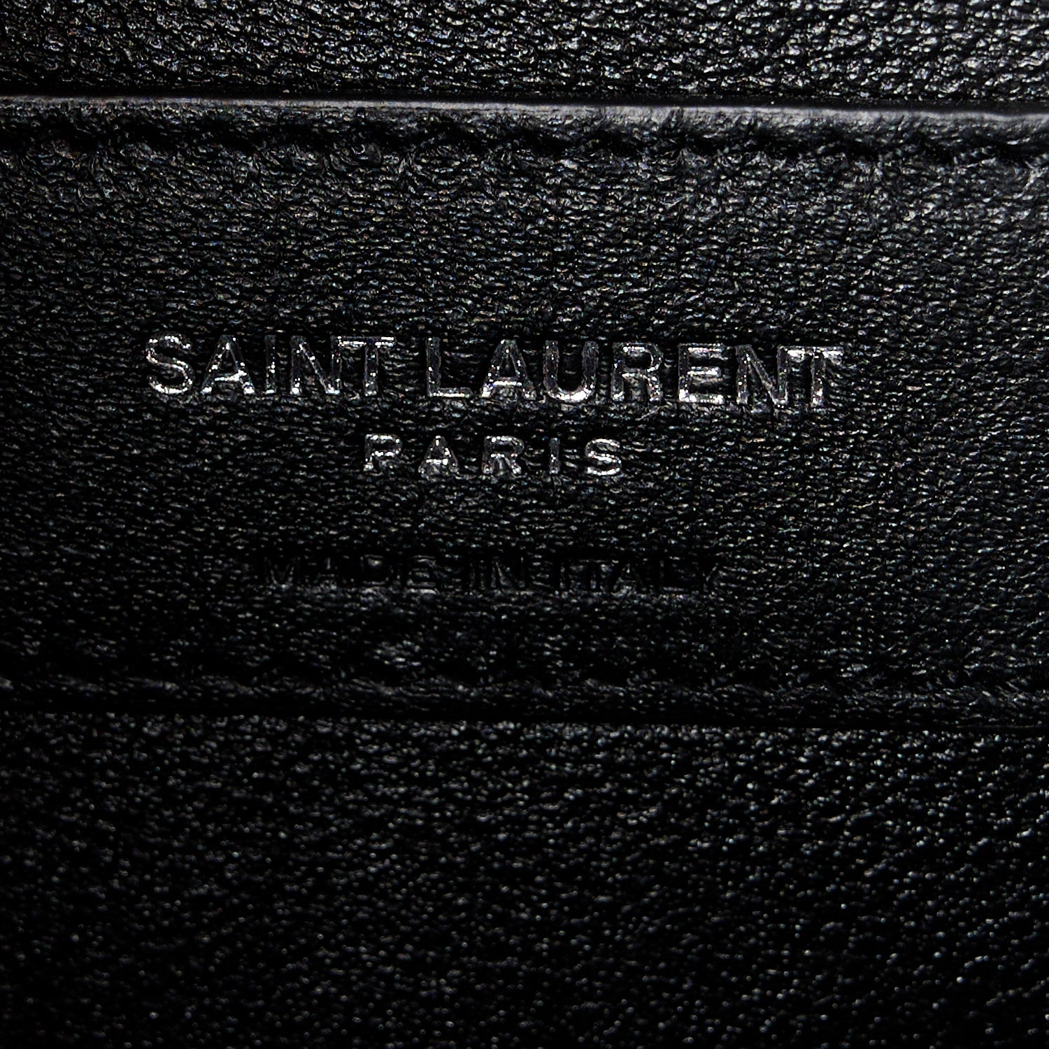Saint Laurent Grain De Poudre Textured Mixed Matelasse Triquilt Medium Monogram Satchel Black 7 of 12