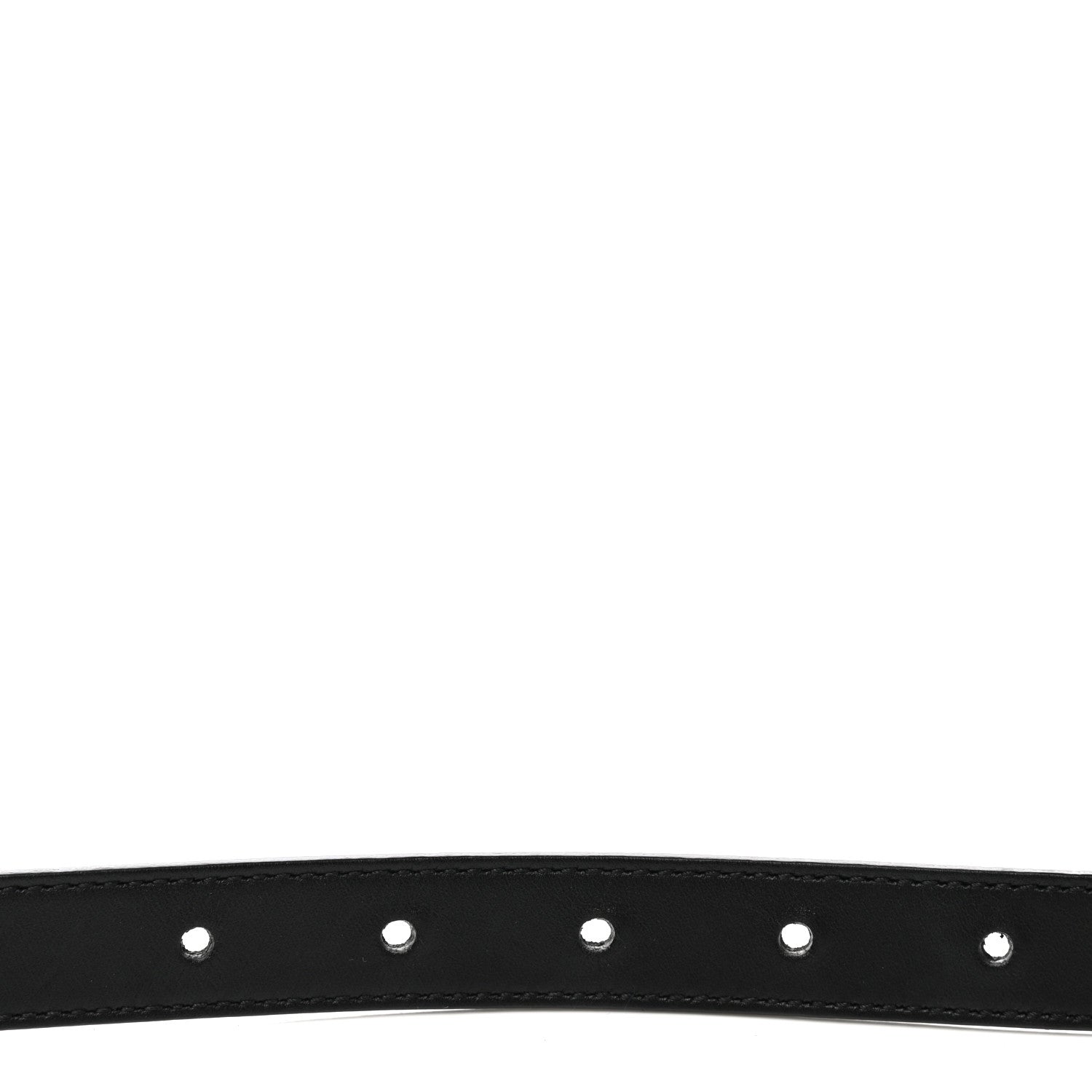 Gucci Calfskin Double G 20mm Belt 90 36 Black 3 of 5