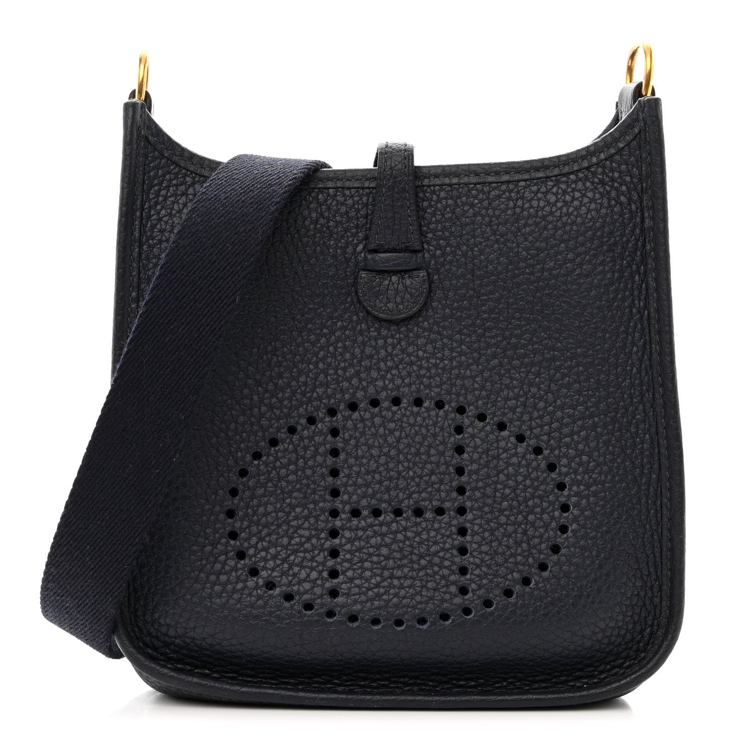 Hermes Taurillon Clemence Evelyne TPM Bleu Nuit 1 of 10