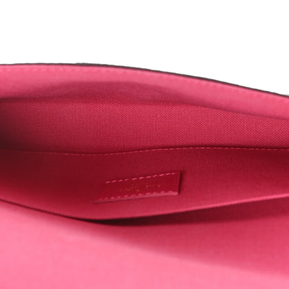 Louis Vuitton Monogram 2021 Christmas Animation Hollywood Pochette Felicie Chain Wallet Fuchsia 6 of 11