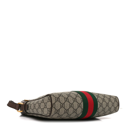 Gucci GG Supreme Monogram Web Medium Ophidia Messenger Bag Brown 4 of 10