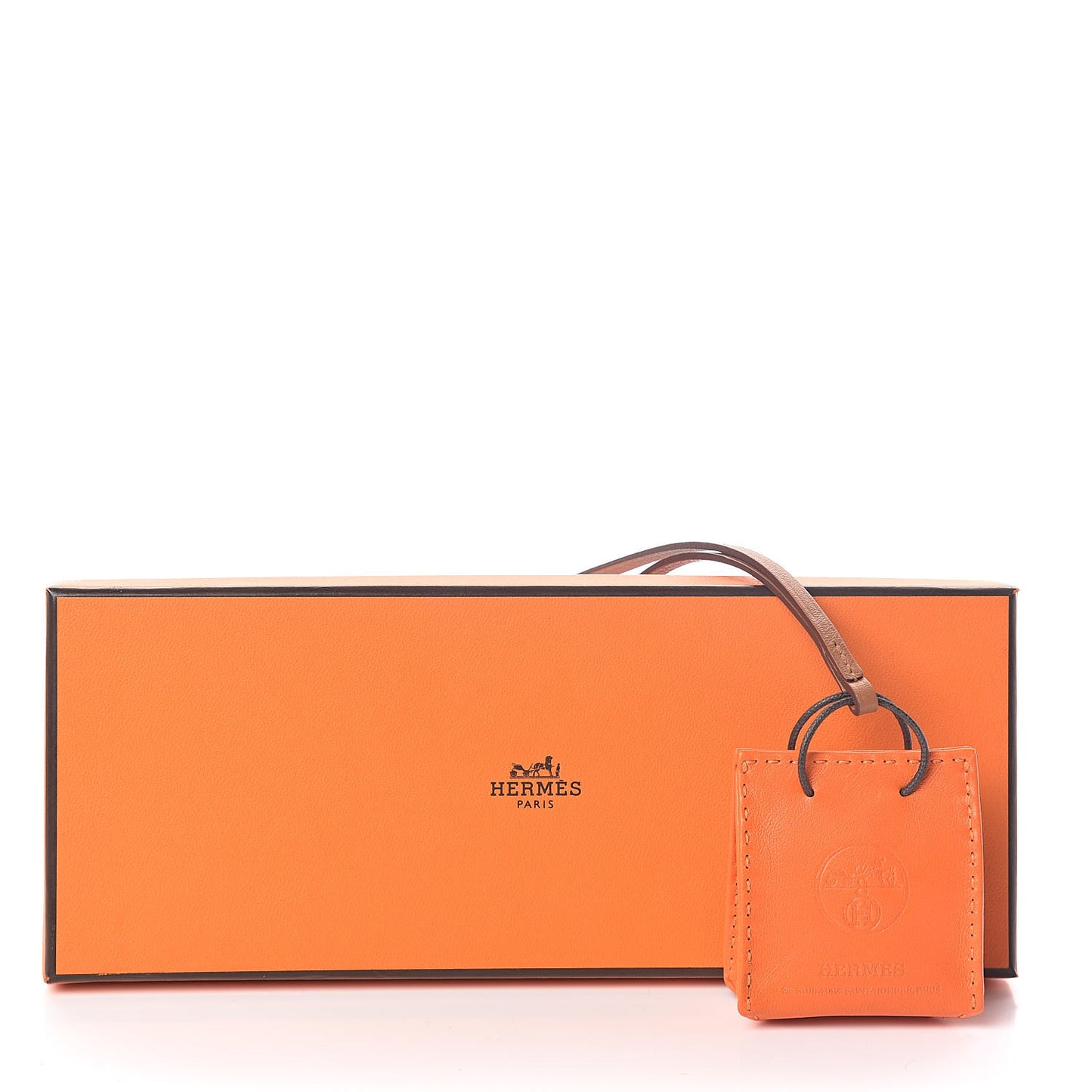Milo Lambskin Swift Shopping Bag Charm Feu Gold