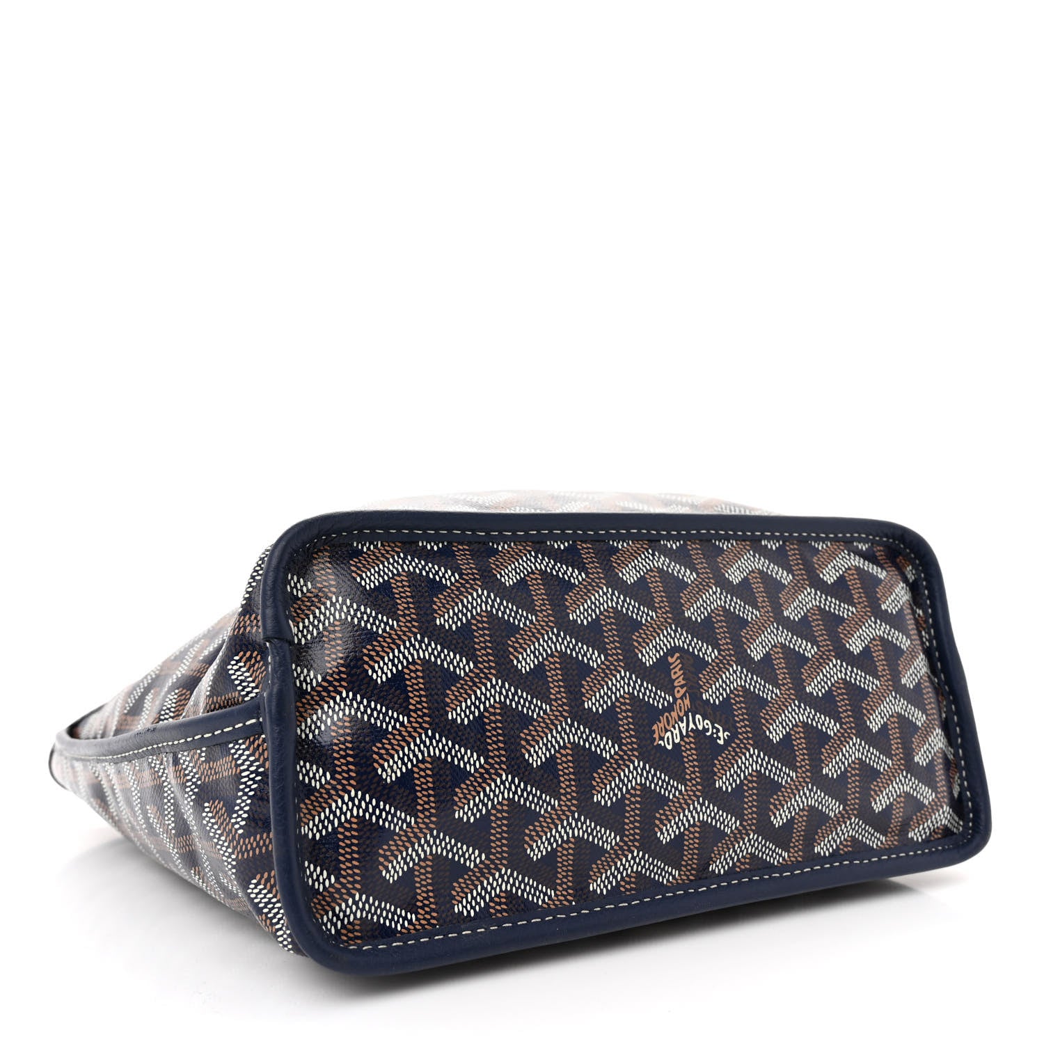 Goyard Goyardine Reversible Mini Anjou Navy 7 of 17