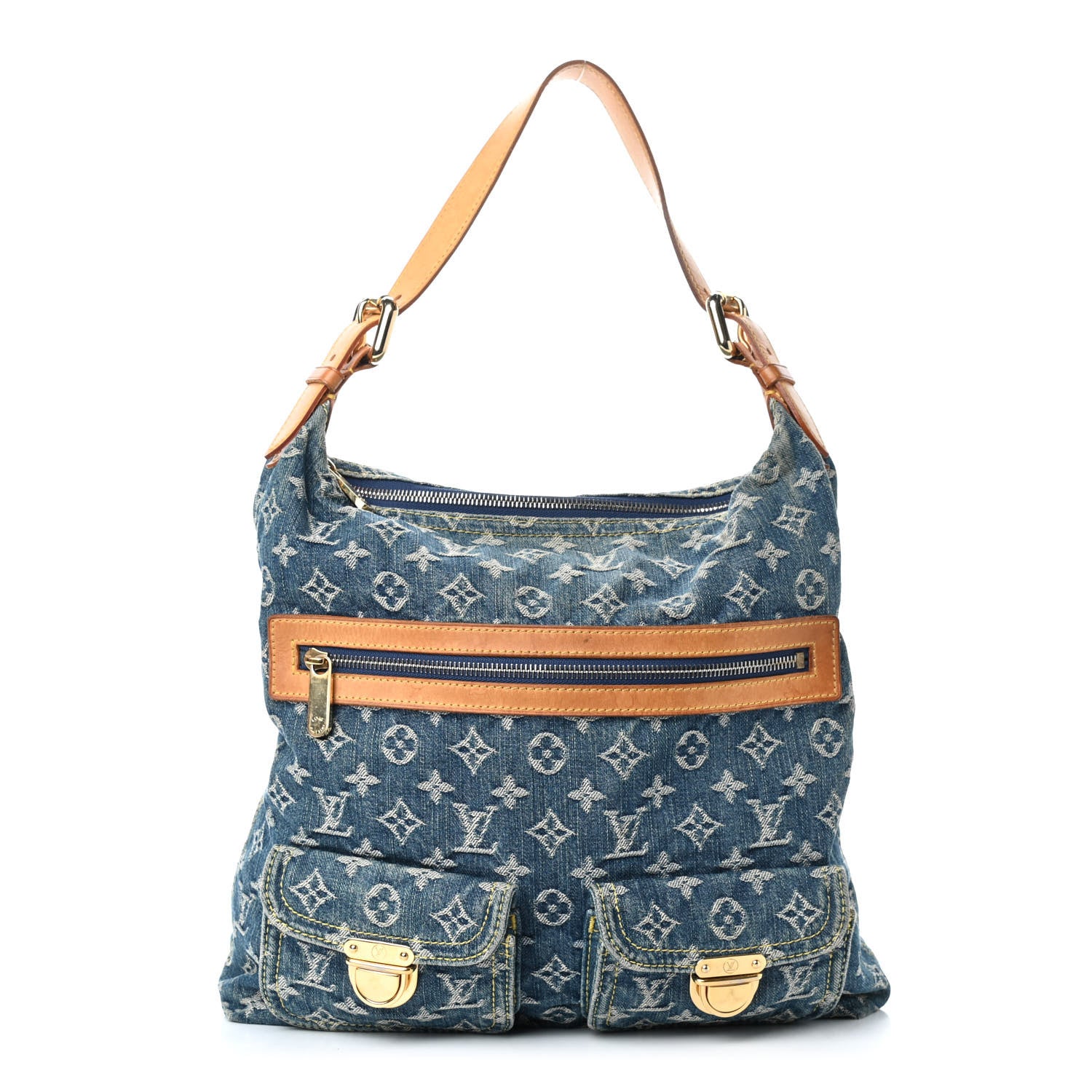 Louis Vuitton Denim Baggy GM Blue 1 of 12