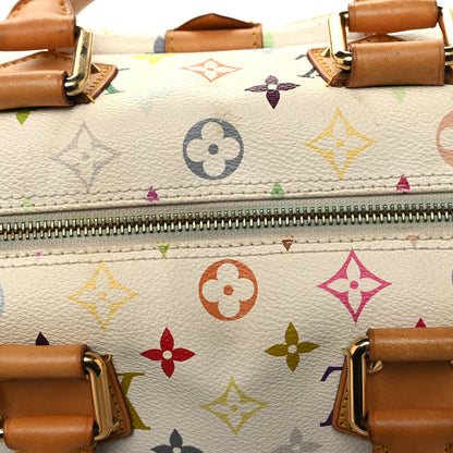 Louis Vuitton Monogram Multicolor Speedy 30 White 12 of 14
