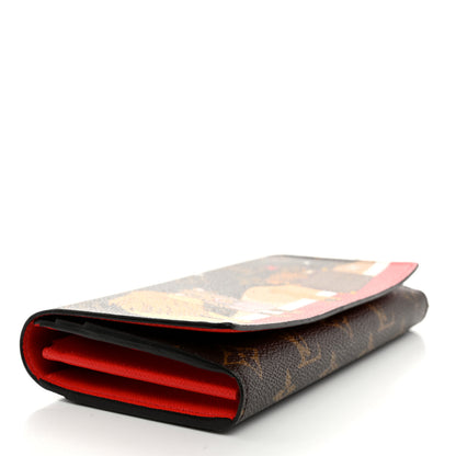 Louis Vuitton Monogram 2018 Christmas Animation Sarah Wallet 4 of 8