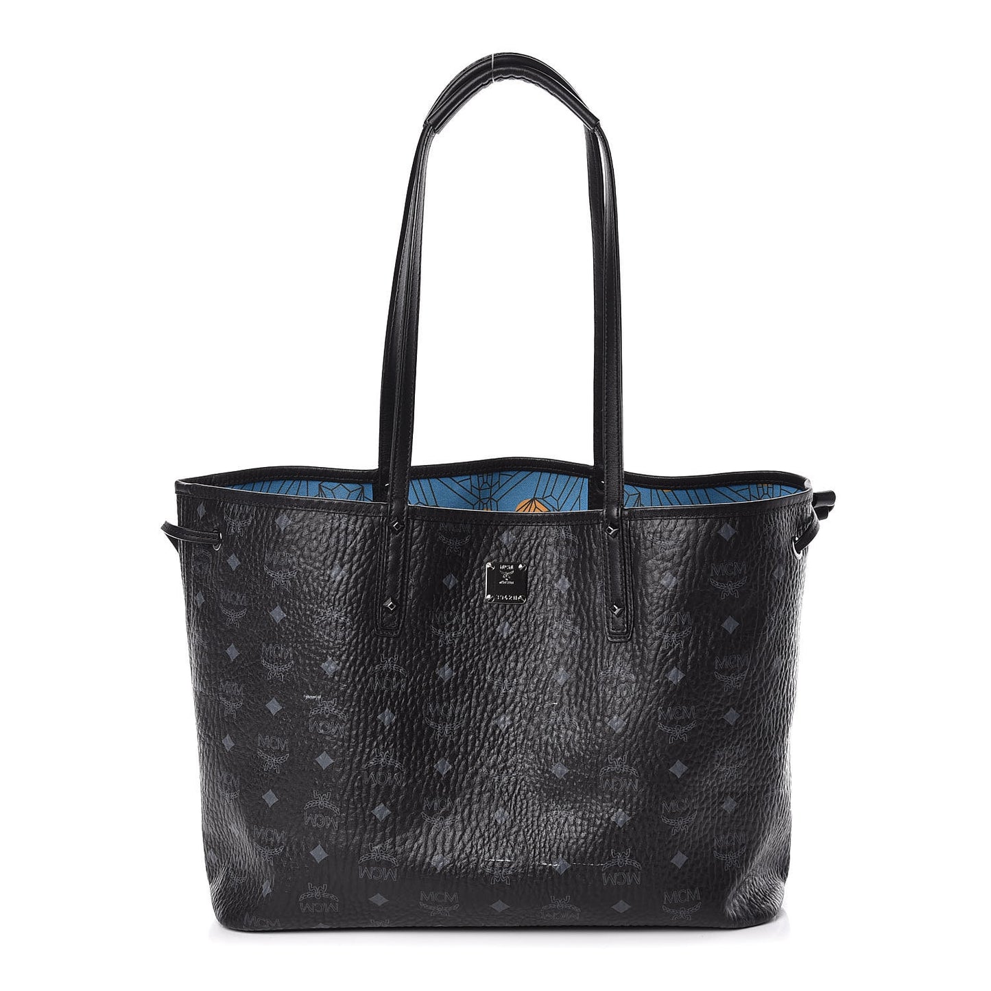 Visetos Medium Project Reversible Shopper Tote Black