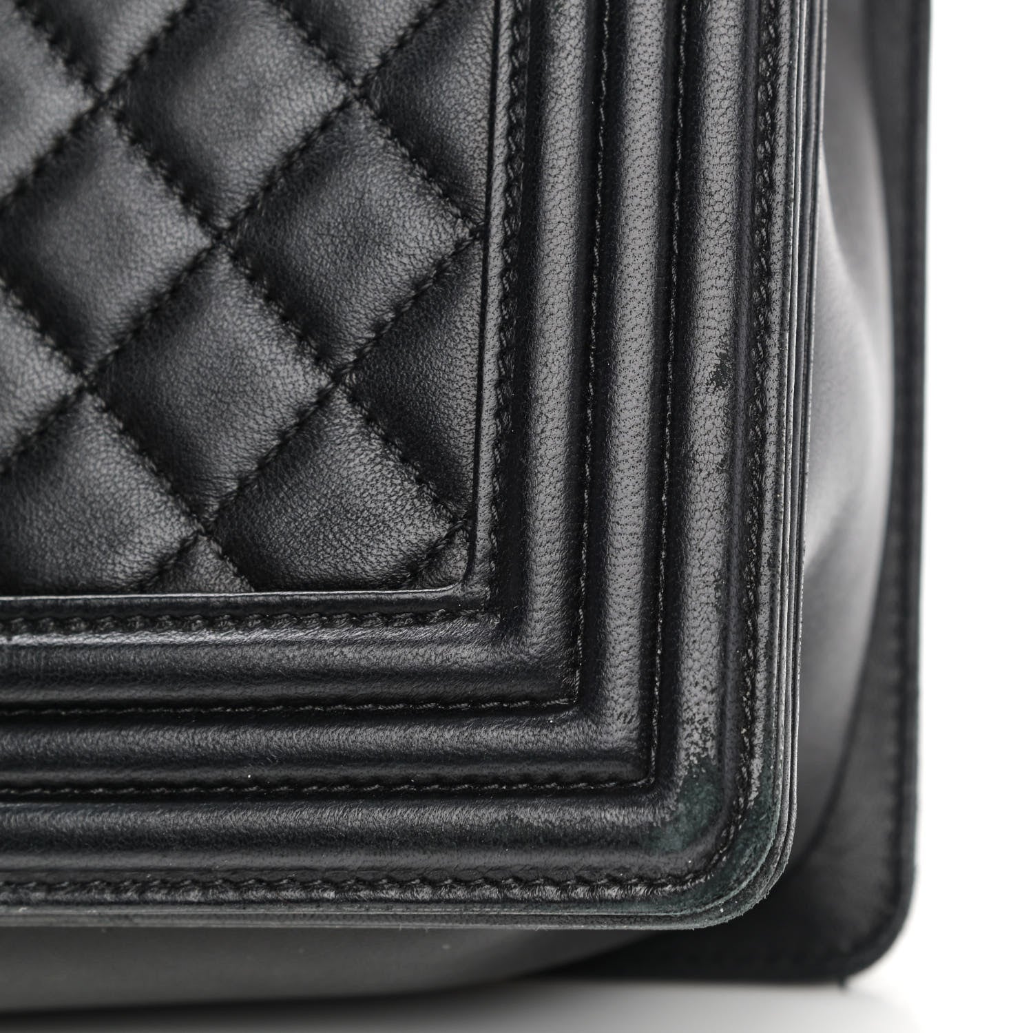 Chanel Lambskin Quilted New Medium Boy Flap Black 13 of 14