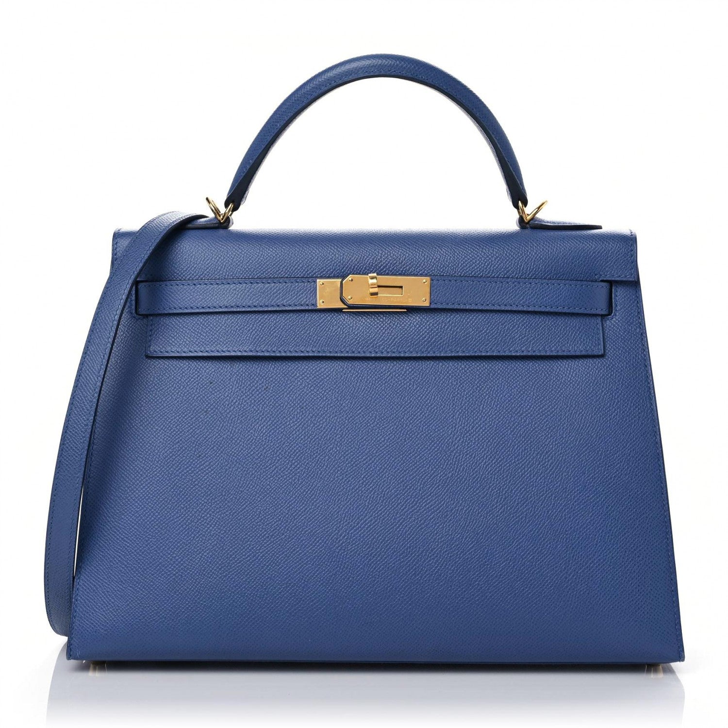 Hermes Epsom Kelly Sellier 32 Bleu Brighton 1 of 21