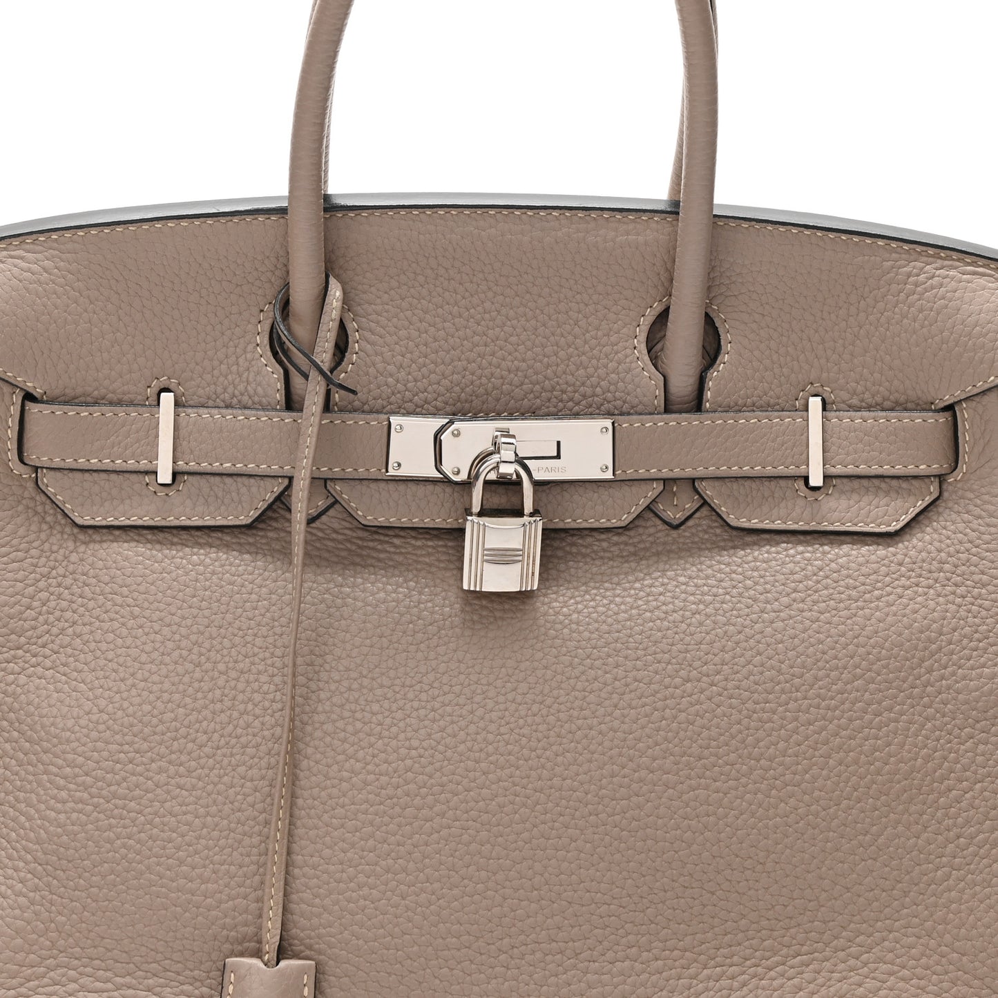 Taurillon Clemence Birkin 30 Gris Tourterelle