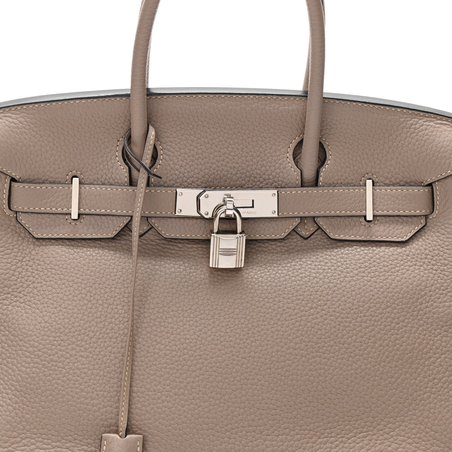 Hermes Taurillon Clemence Birkin 30 Gris Tourterelle 8 of 10