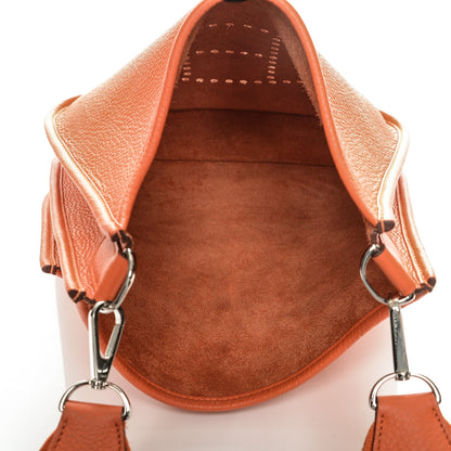 Hermes Taurillon Clemence Evelyne III PM Orange 5 of 7