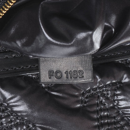 Louis Vuitton Nylon Monogram Kusama Infinity Dots Lockit GM Black Yellow 7 of 7