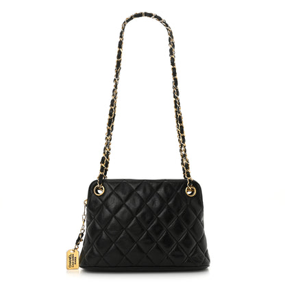 Chanel Lambskin Quilted Shoulder Bag Black 1 of 14